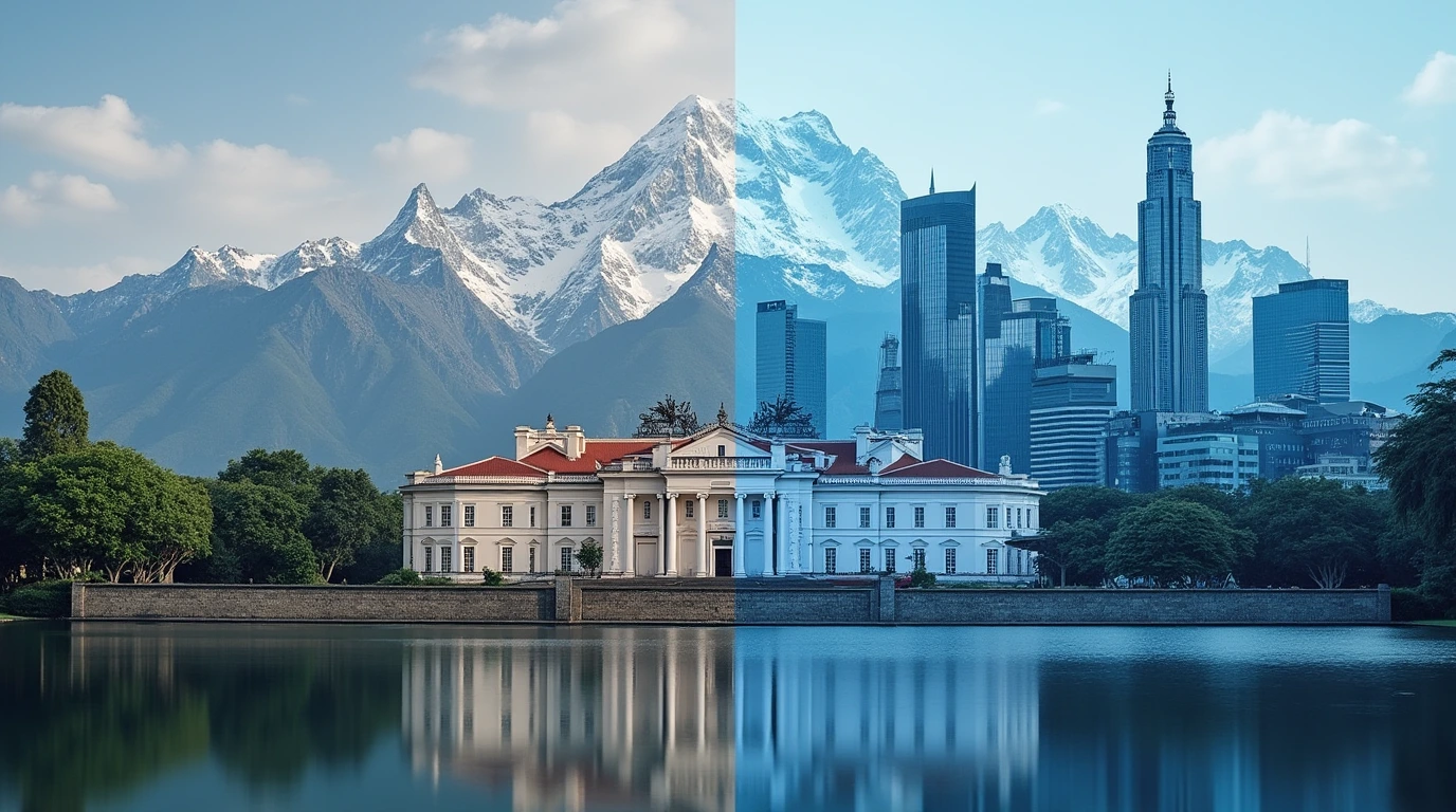 Modern high-resolution world map highlighting financial hubs in Switzerland and Singapore with digital lines and currency icons, symbolizing global offshore banking.